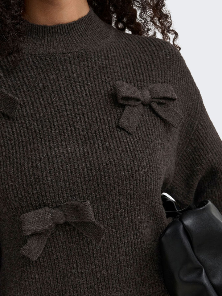 ONLLISA LS BOW PULLOVER KNT NOOS