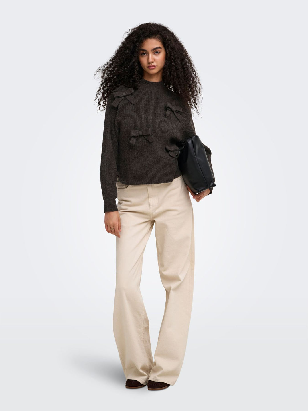 ONLLISA LS BOW PULLOVER KNT NOOS