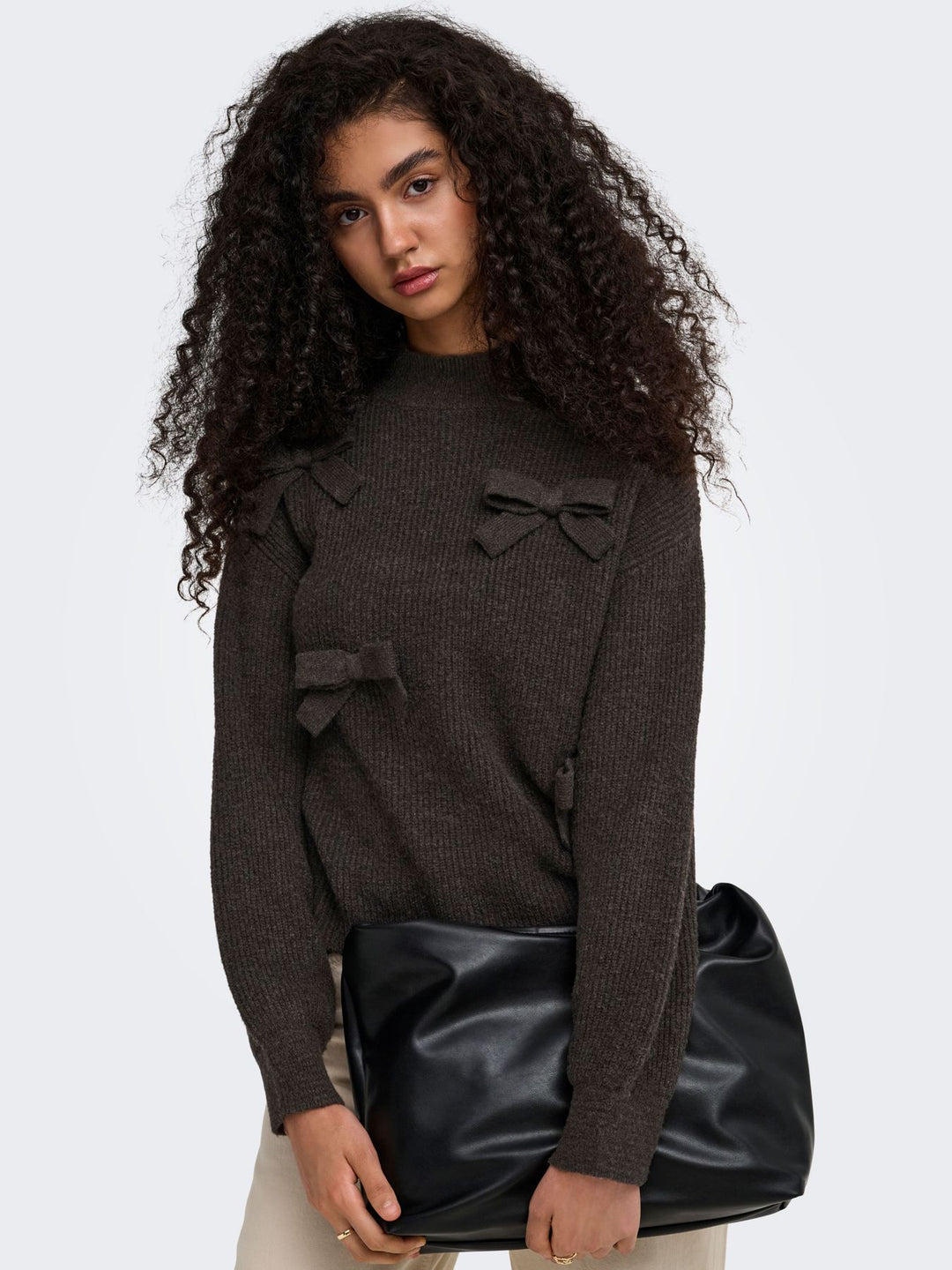 ONLLISA LS BOW PULLOVER KNT NOOS
