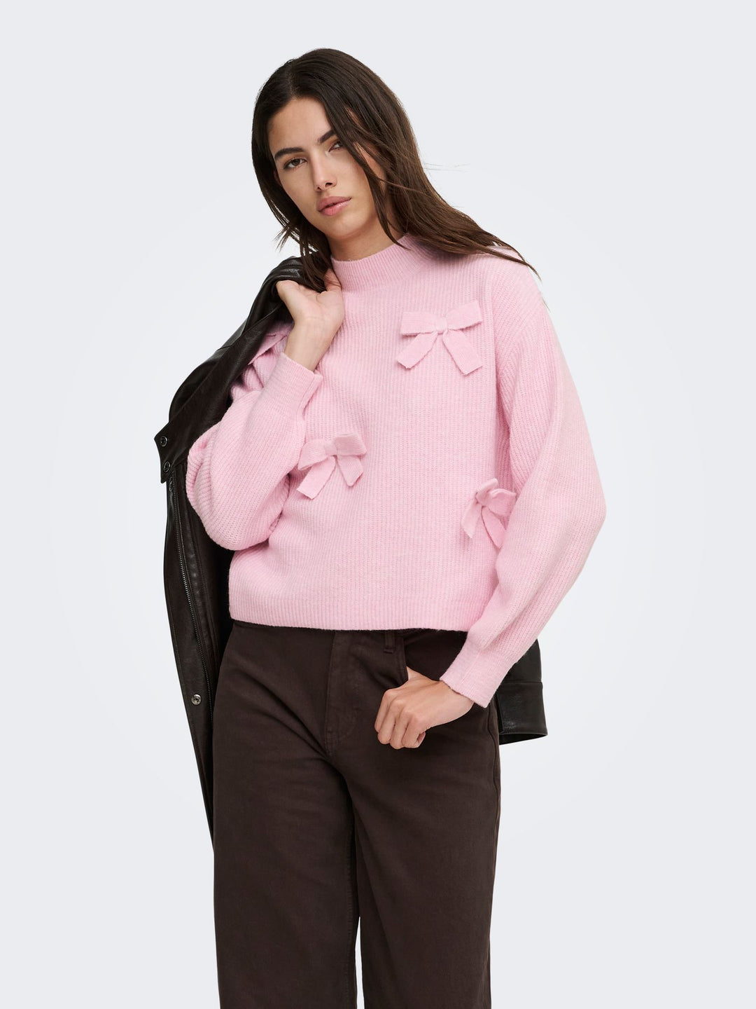 ONLLISA LS BOW PULLOVER KNT NOOS