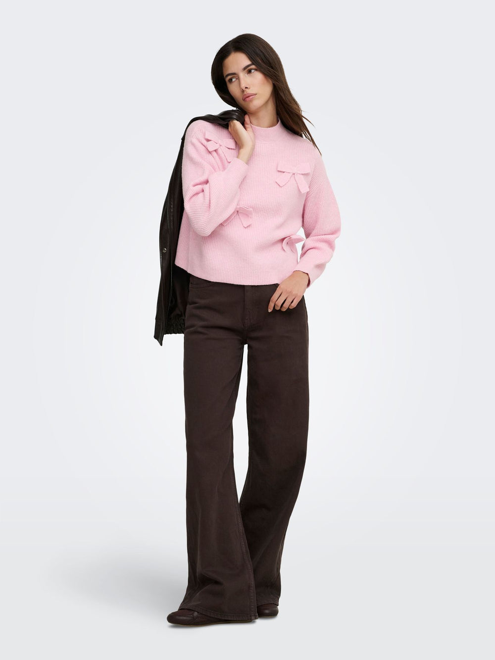 ONLLISA LS BOW PULLOVER KNT NOOS