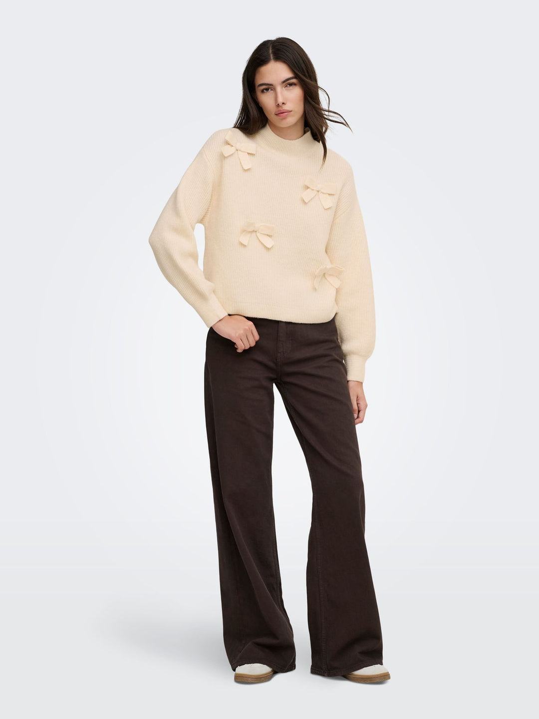 ONLLISA LS BOW PULLOVER KNT NOOS
