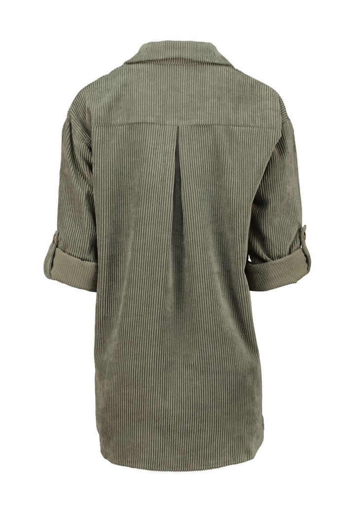 Cordbluse Damen Ro44bina