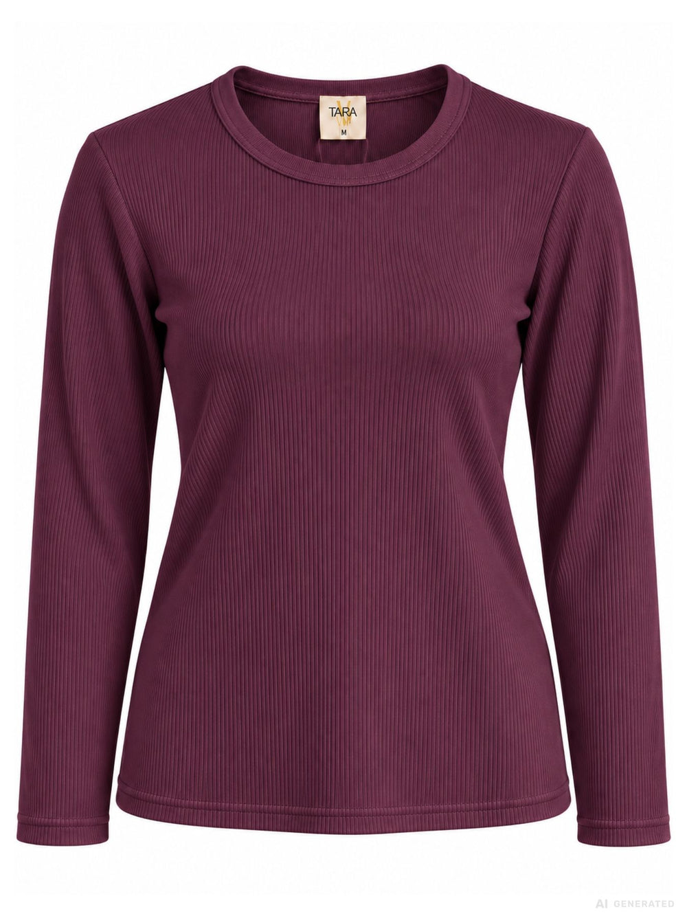 Strickpullover Damen Rundhals „LATINA“ – Rot