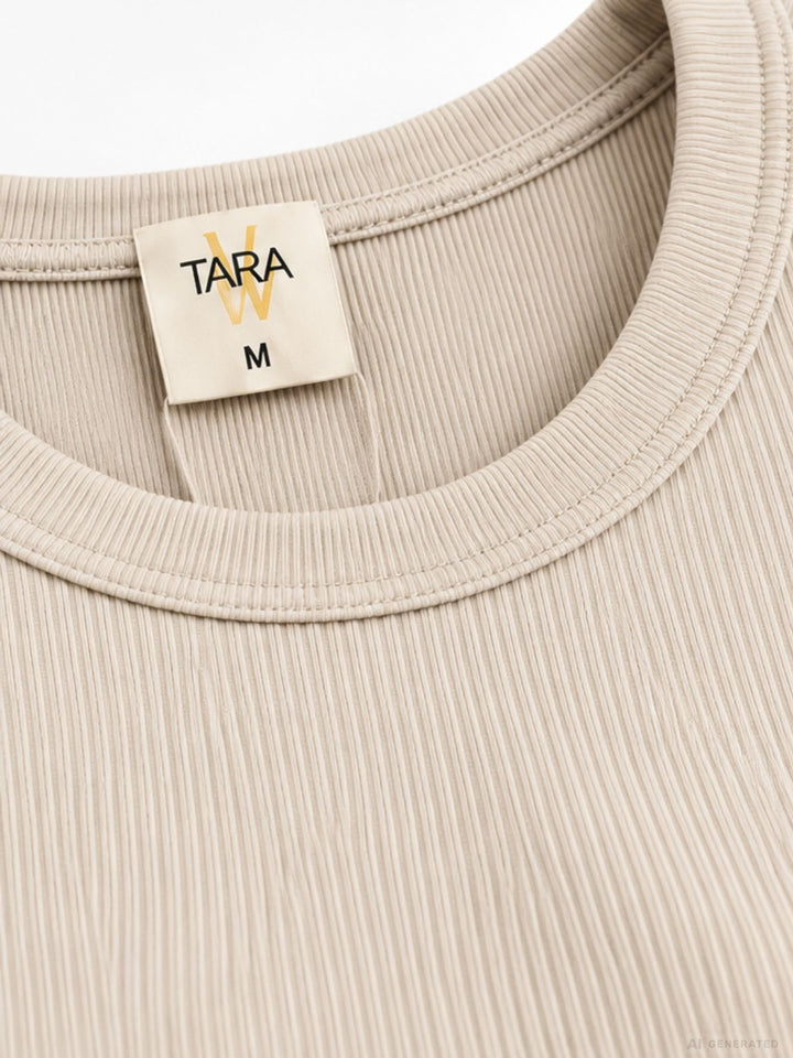 Strickpullover Damen Rundhals „LATINA“ – Beige