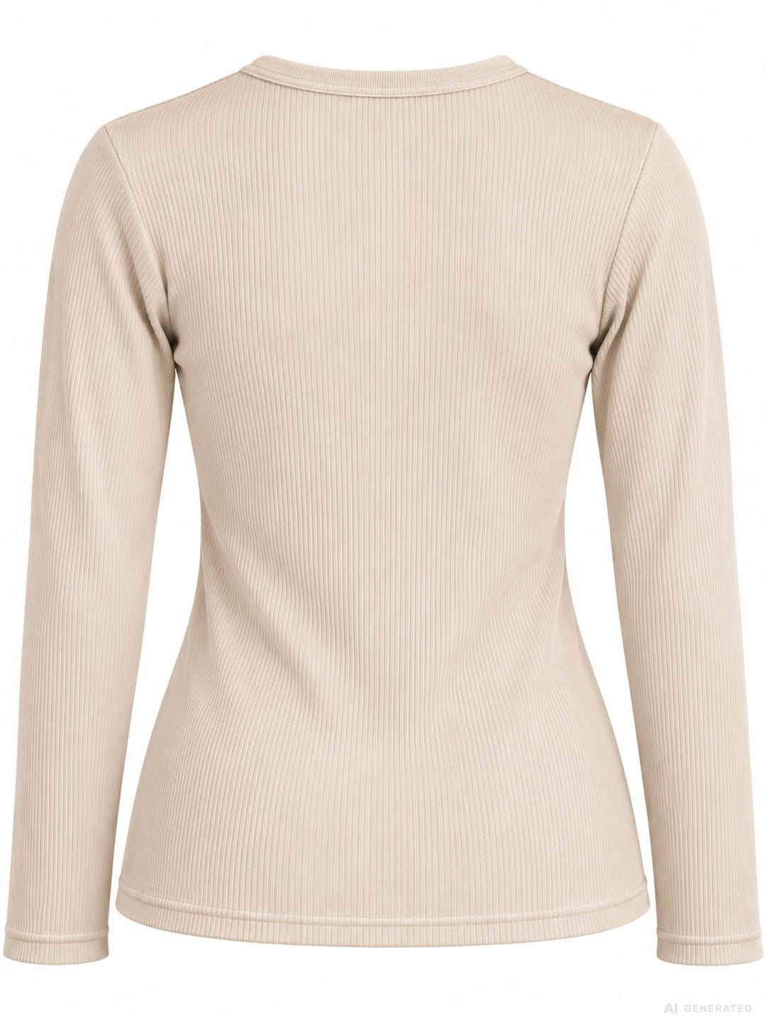 Strickpullover Damen Rundhals „LATINA“ – Beige