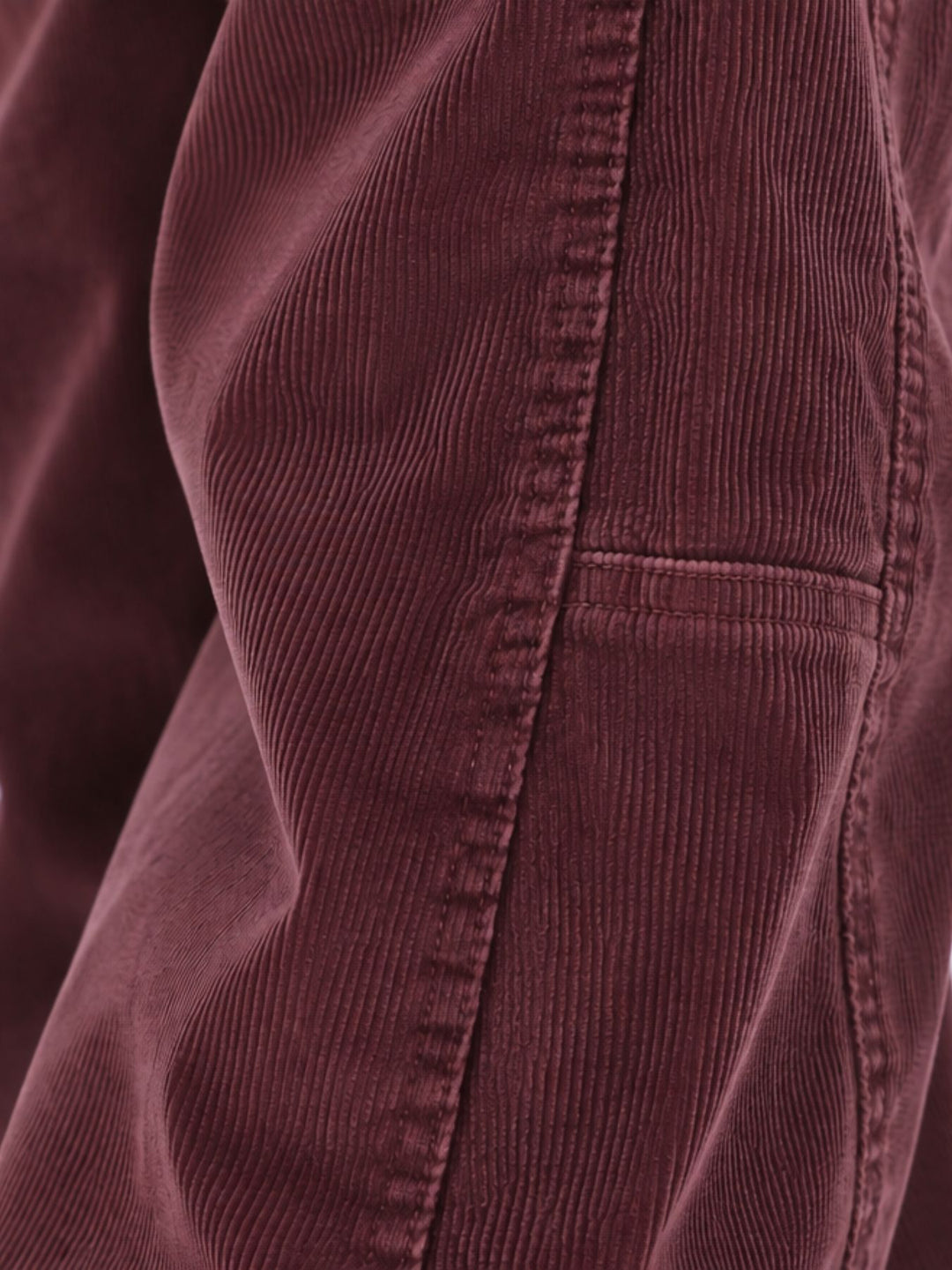 Damen Cordhose Barrel Fit – Raspberry
