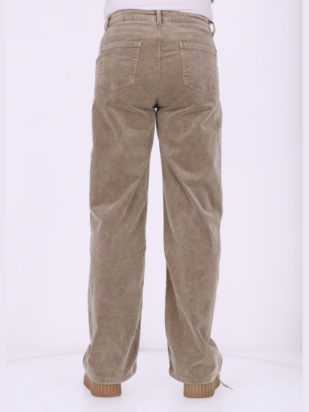 Straight Cordhose Damen – Beige