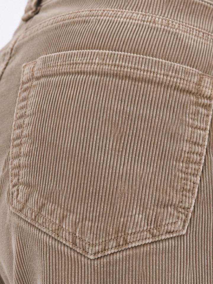 Straight Cordhose Damen – Beige