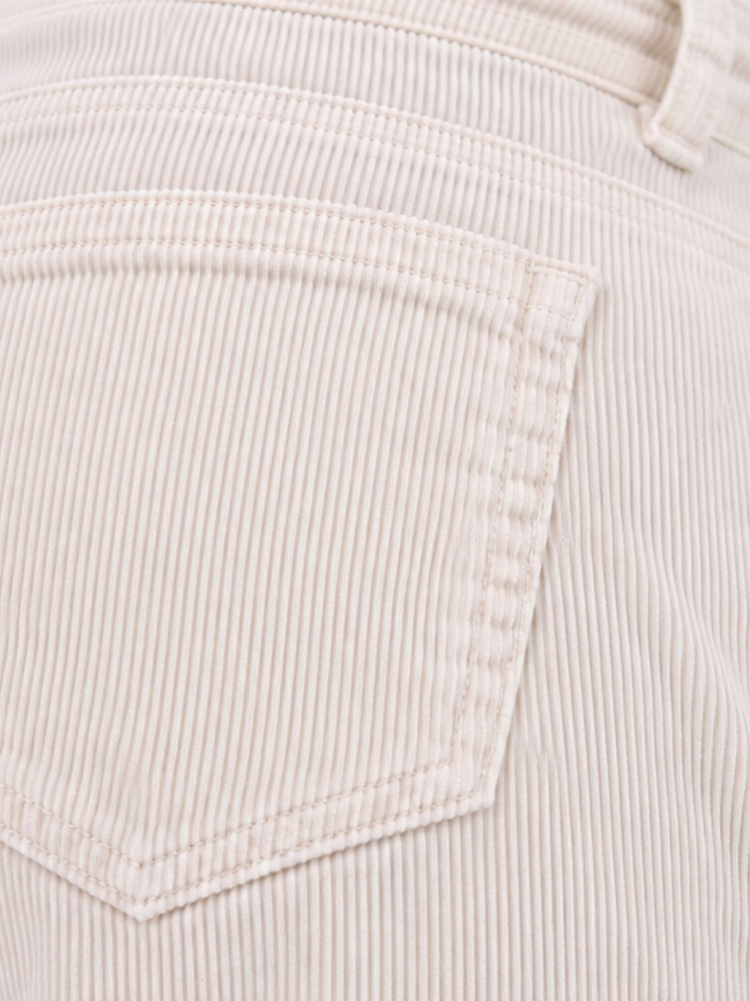 Straight Cordhose Damen – Weiß