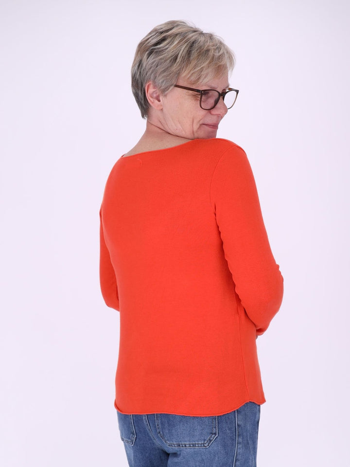 Shirt Damen Rundhals Feinstrick