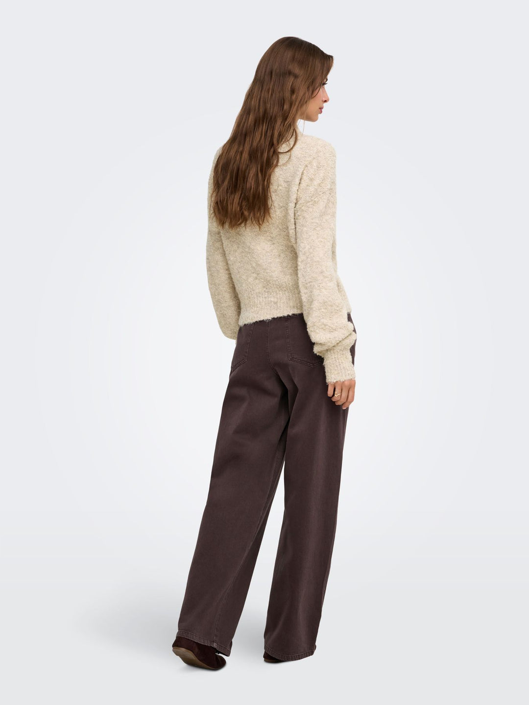 ONLBOUBLE LS O-NECK ZIP CARDIGAN KN
