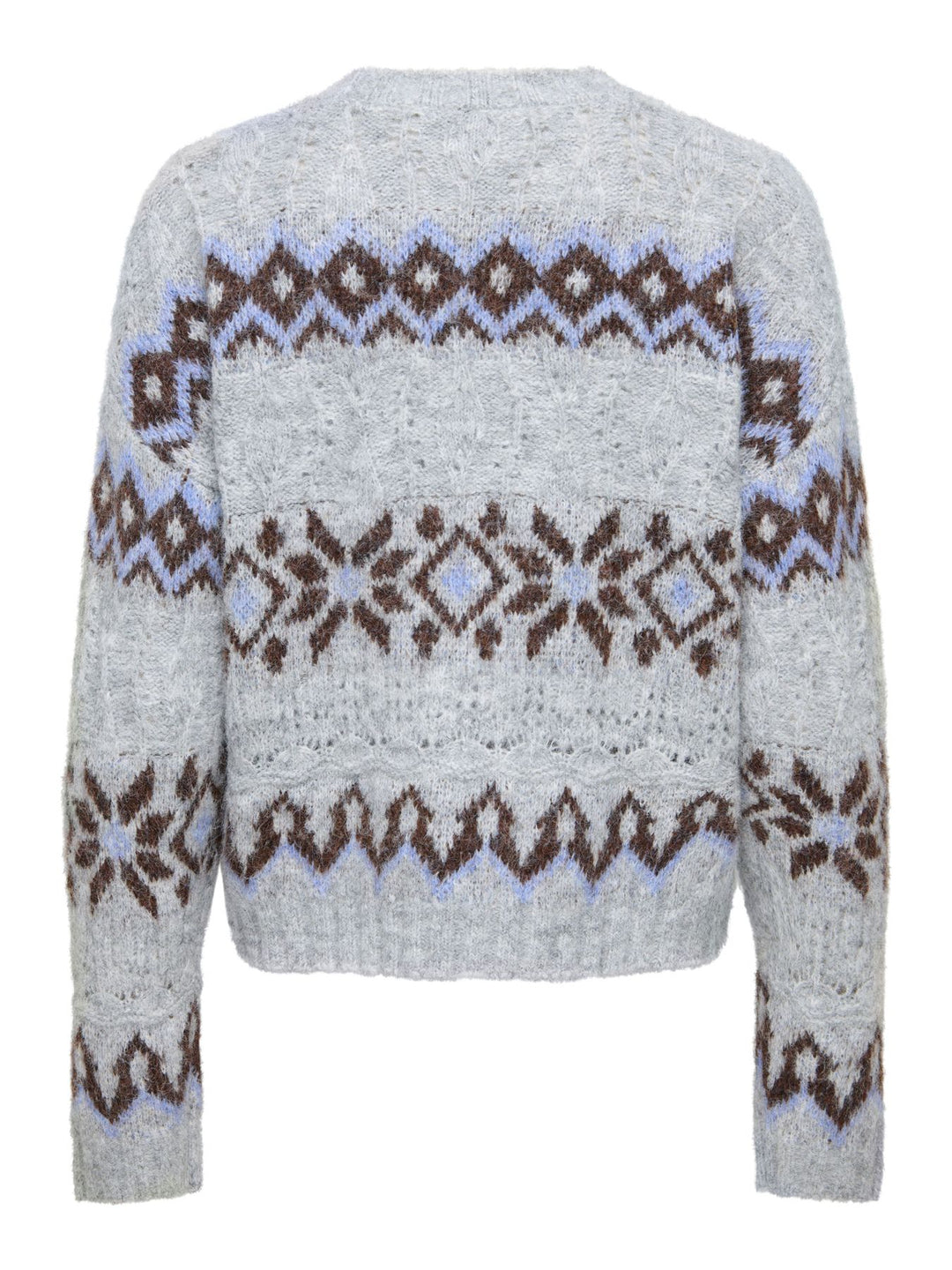 ONLSTOCKHOLM LS FAIR ISLE O-NECK KN