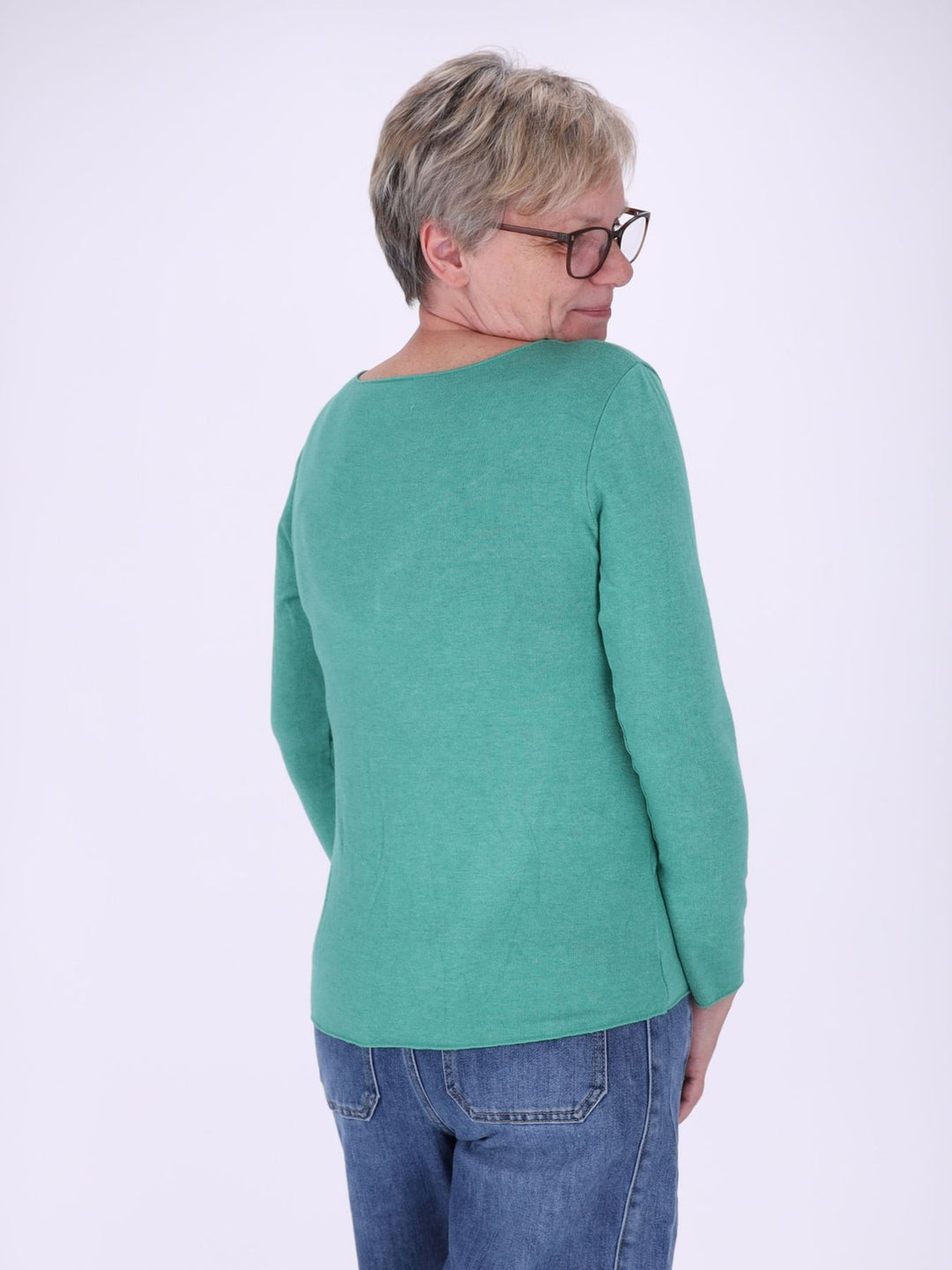 Shirt Damen Rundhals Feinstrick