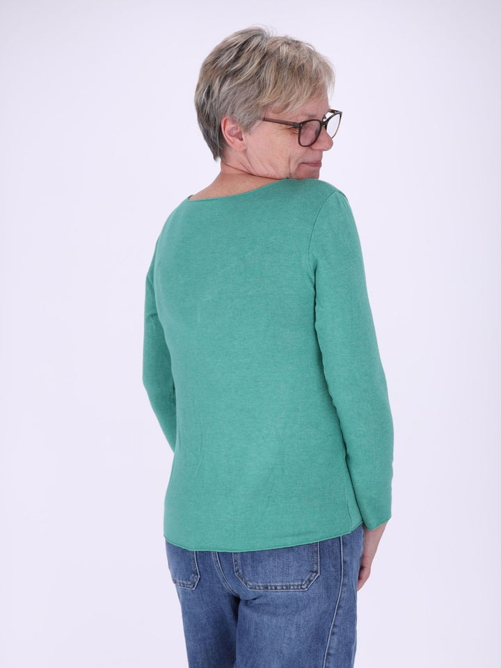 Shirt Damen Rundhals Feinstrick
