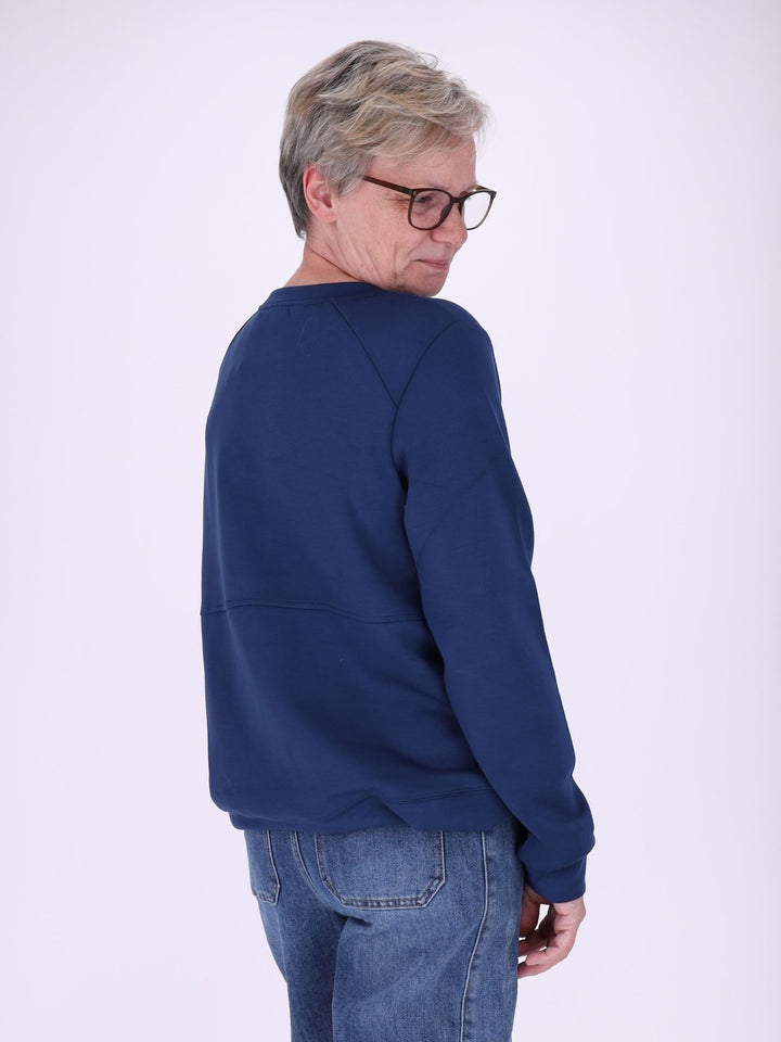 Blaues Sweatshirt Damen „Sunshine“ – lässiger Statement-Look