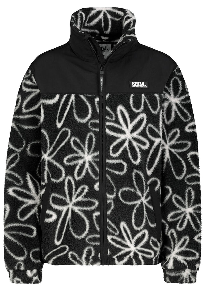 Fleecejacke Damen Flower