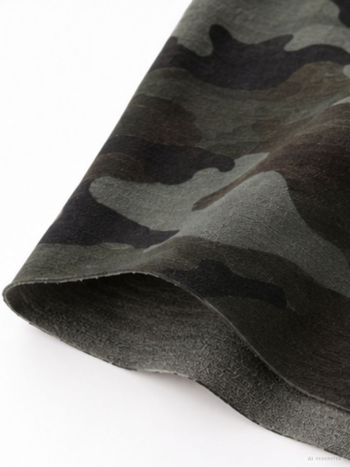 Kleid Damen 3/4 Arm Jersey AOP Camouflage