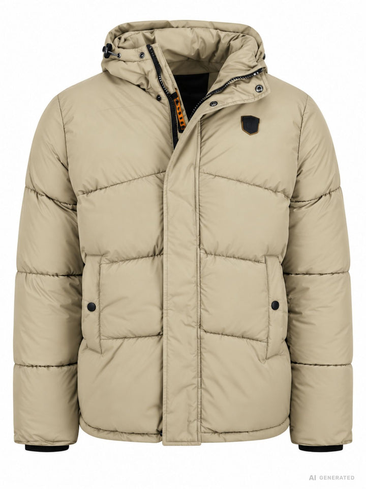 Steppjacke Herren mit Patch