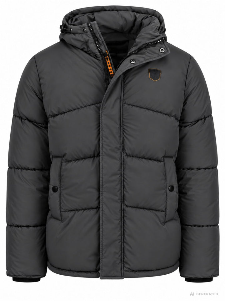 Steppjacke Herren mit Patch