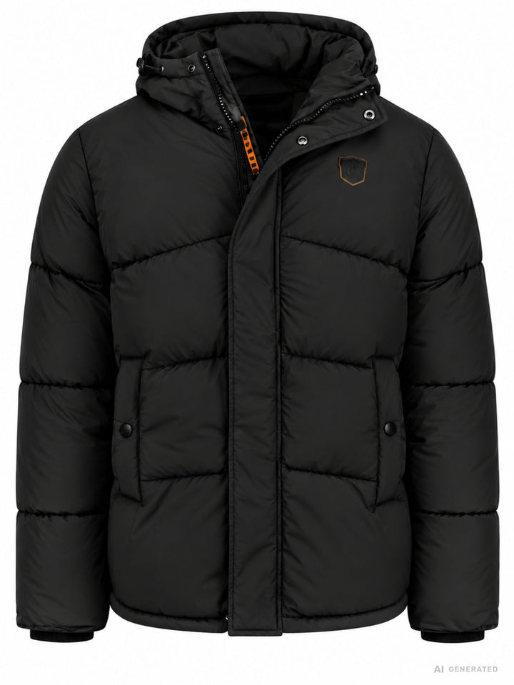 Steppjacke Herren mit Patch