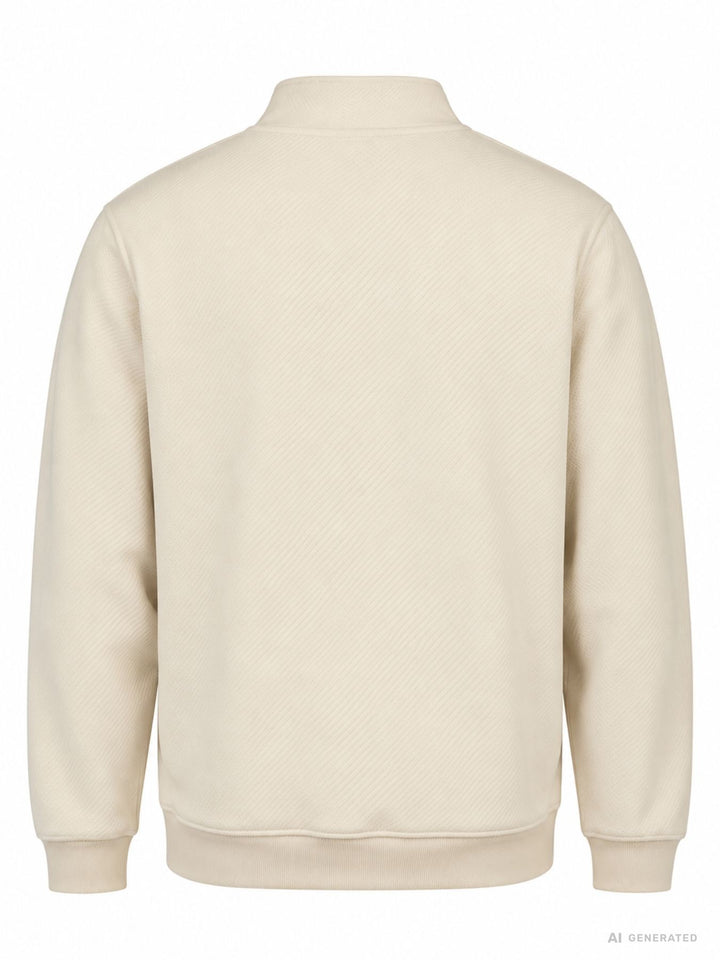 Pullover Herren Kragen Reißverschluss