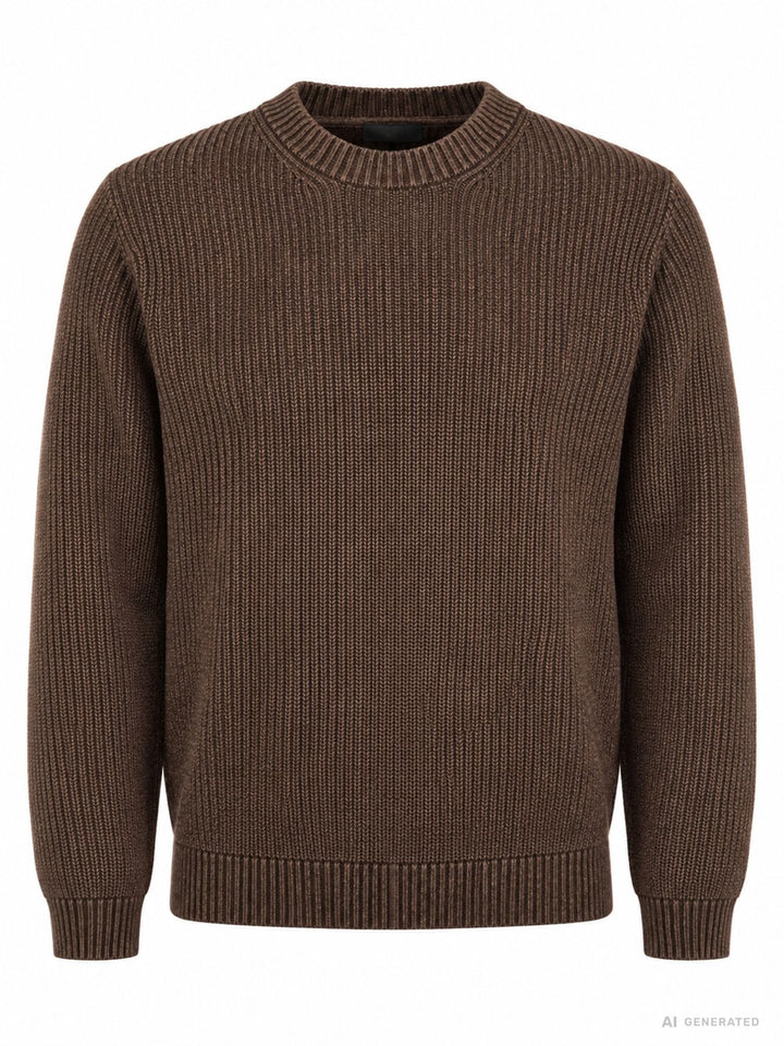 Strickpullover Herren Retro Styl
