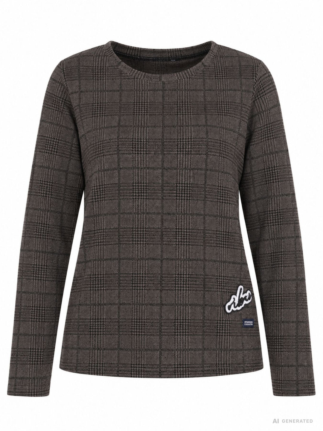 Leichtsweat Damen Pepita Muster