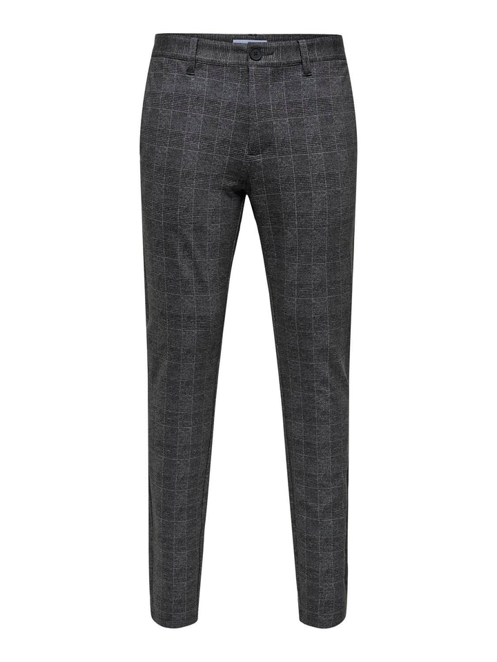 ONLY & SONS Slim Check Chino Hose