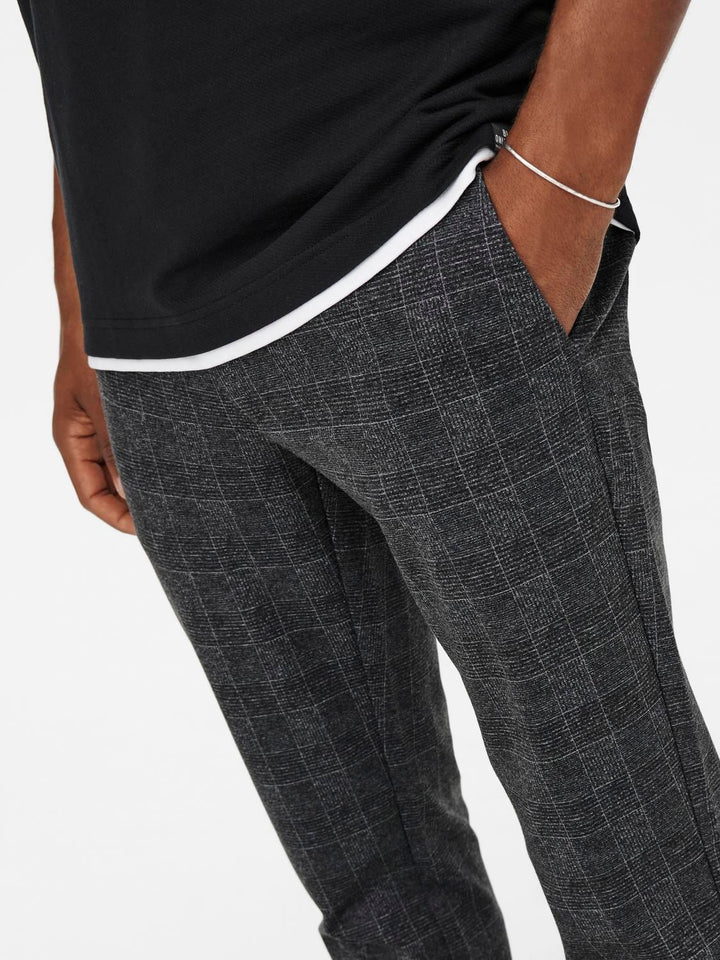 ONLY & SONS Slim Check Chino Hose