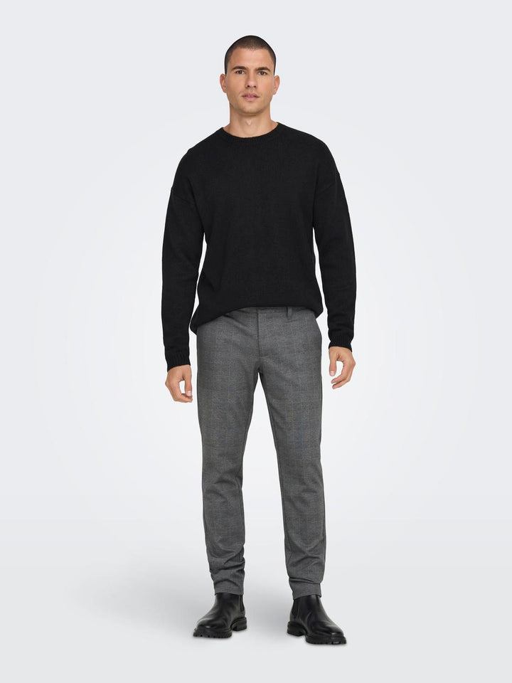 ONLY & SONS Slim Check Chino Hose