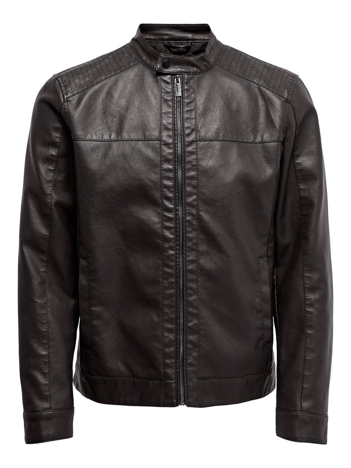ONLY & SONS PU Racer Jacket