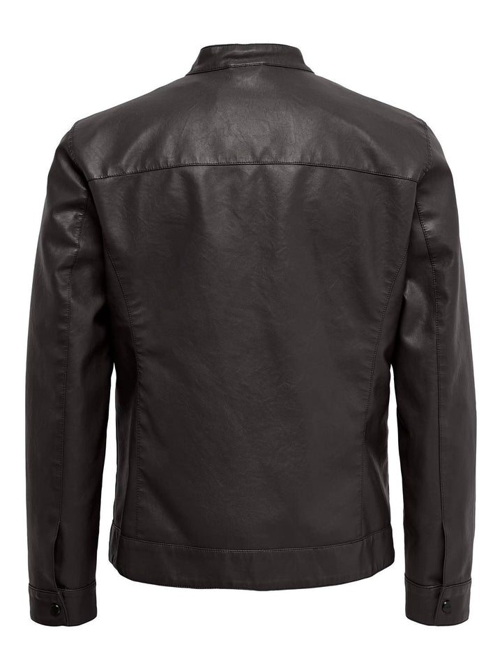 ONLY & SONS PU Racer Jacket