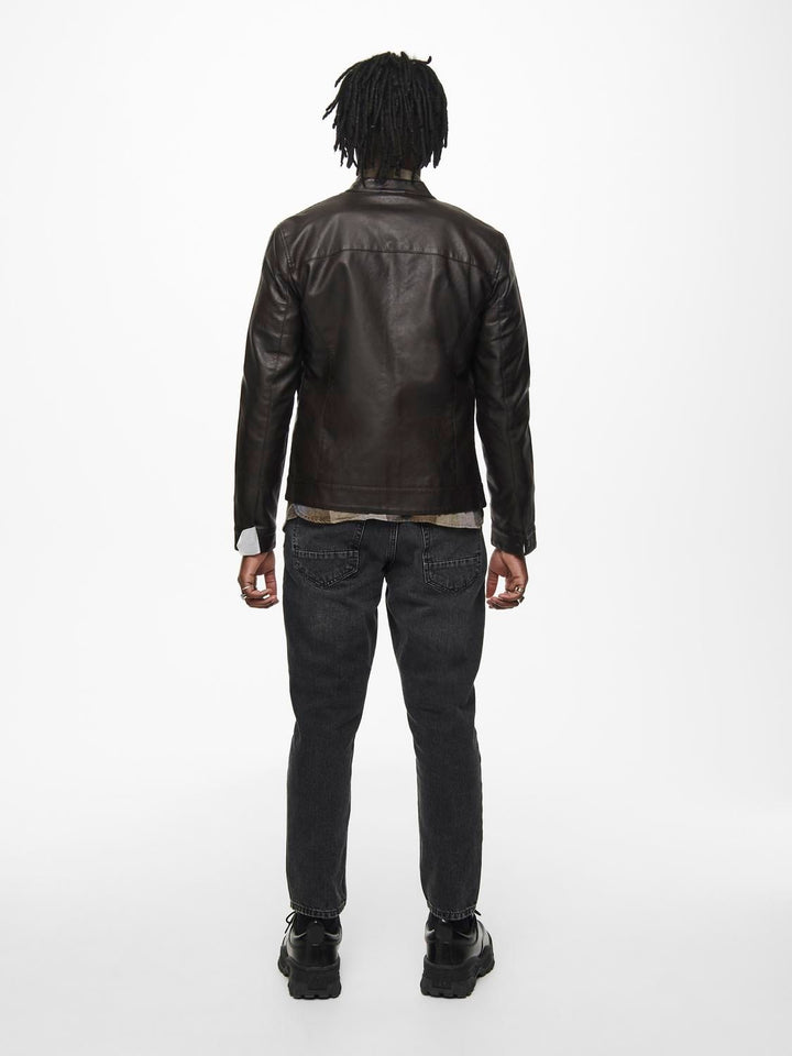 ONLY & SONS PU Racer Jacket