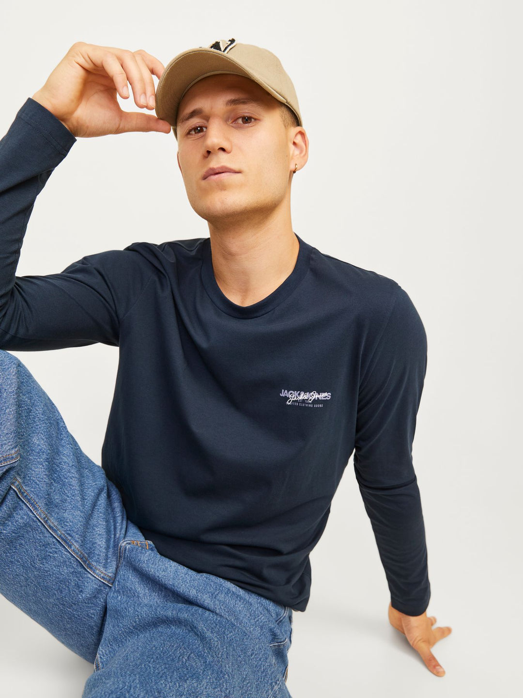 JJALVIS TEE LS CREW NECK