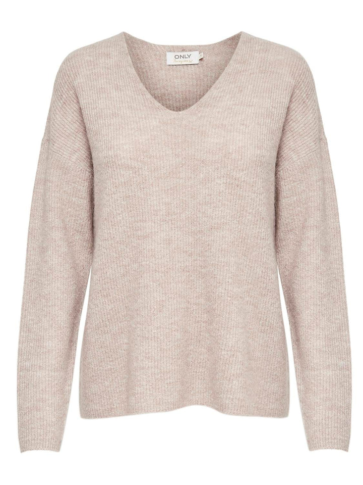 ONLY Strickpullover Damen V-Ausschnitt