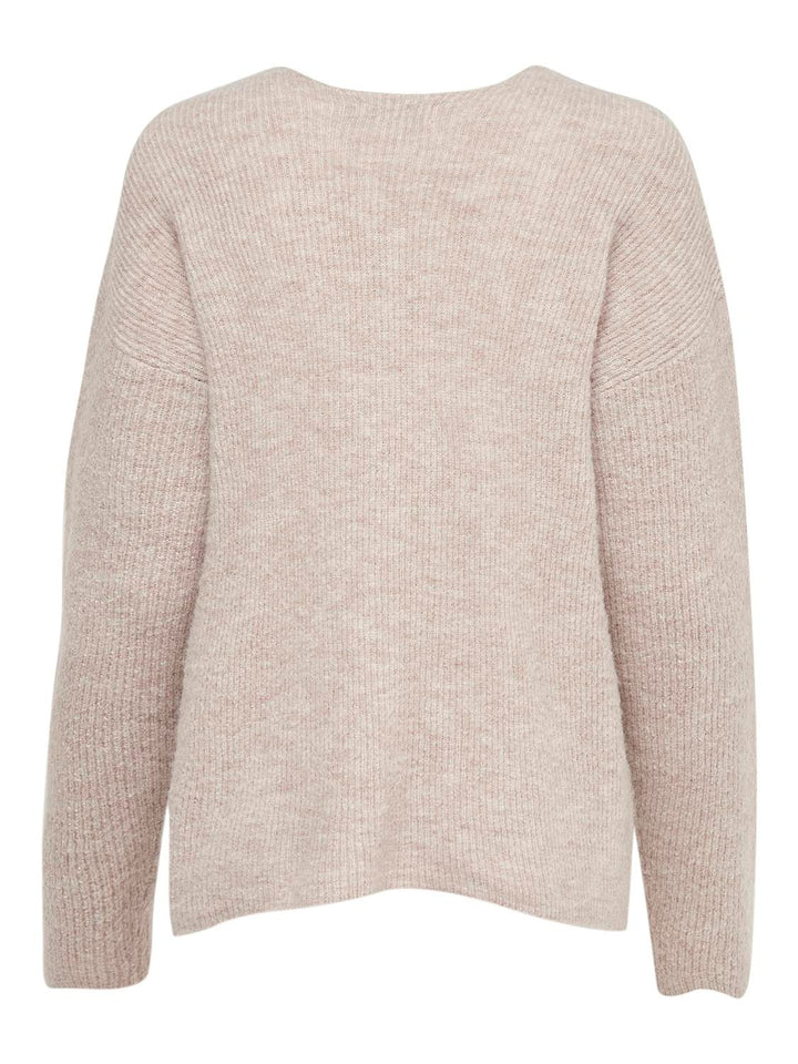ONLY Strickpullover Damen V-Ausschnitt