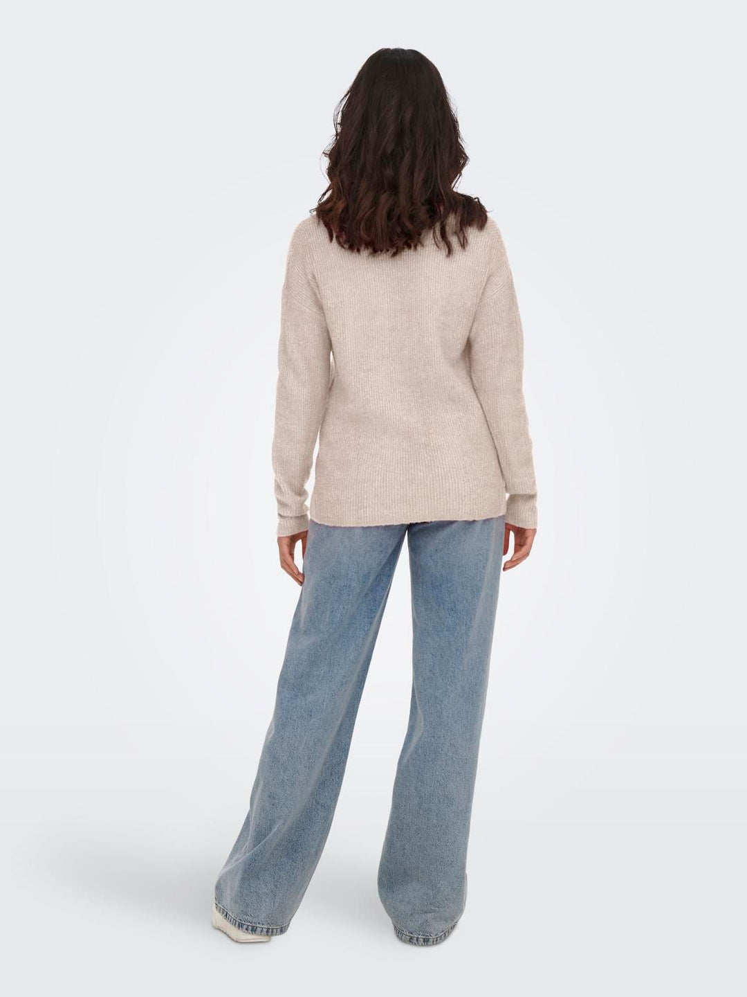ONLY Strickpullover Damen V-Ausschnitt