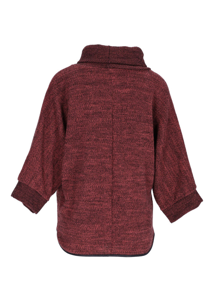 Damen Shirt mit Rollkragen in Lachs