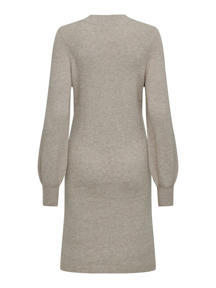 ONLY Katia Langarm Kleid V-Ausschnitt