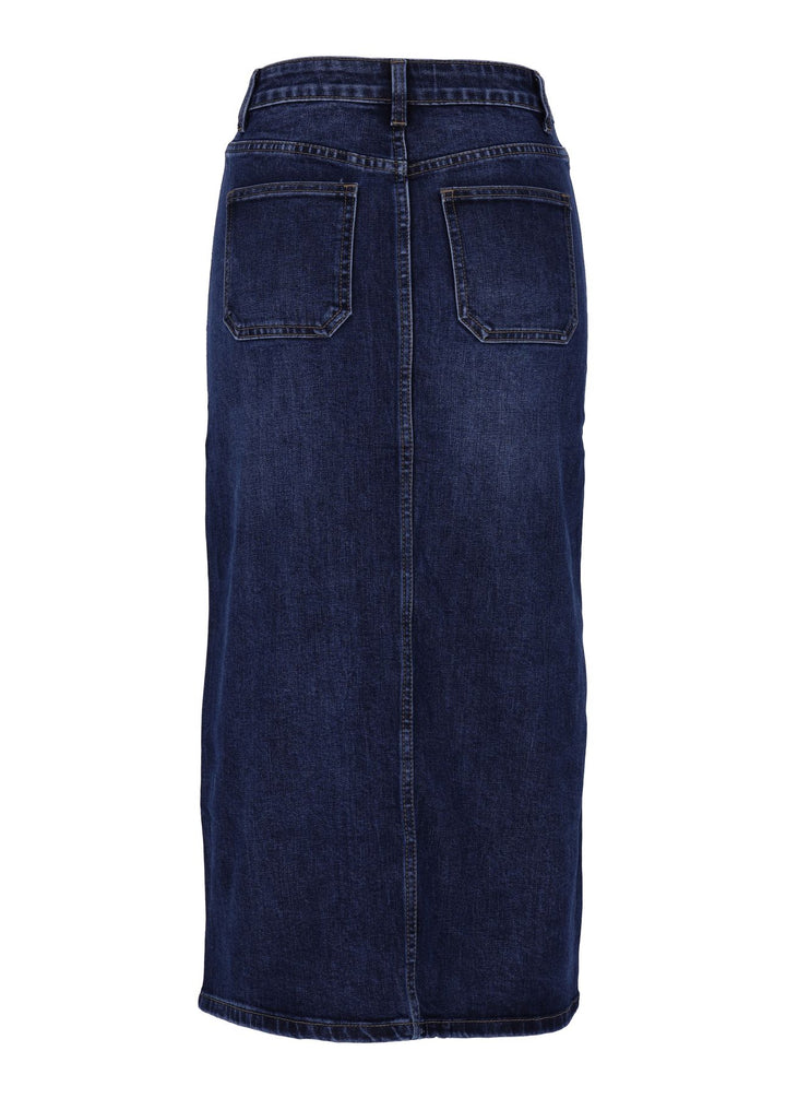 Splash of Color Jeansrock Midi