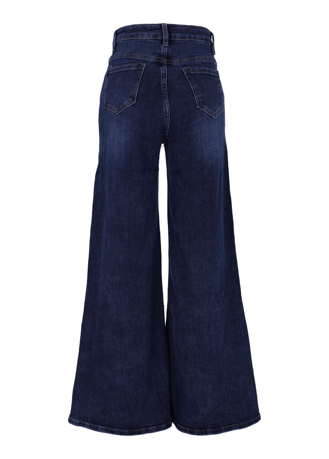 Splash of Color Wide-Leg-Jeans Damen