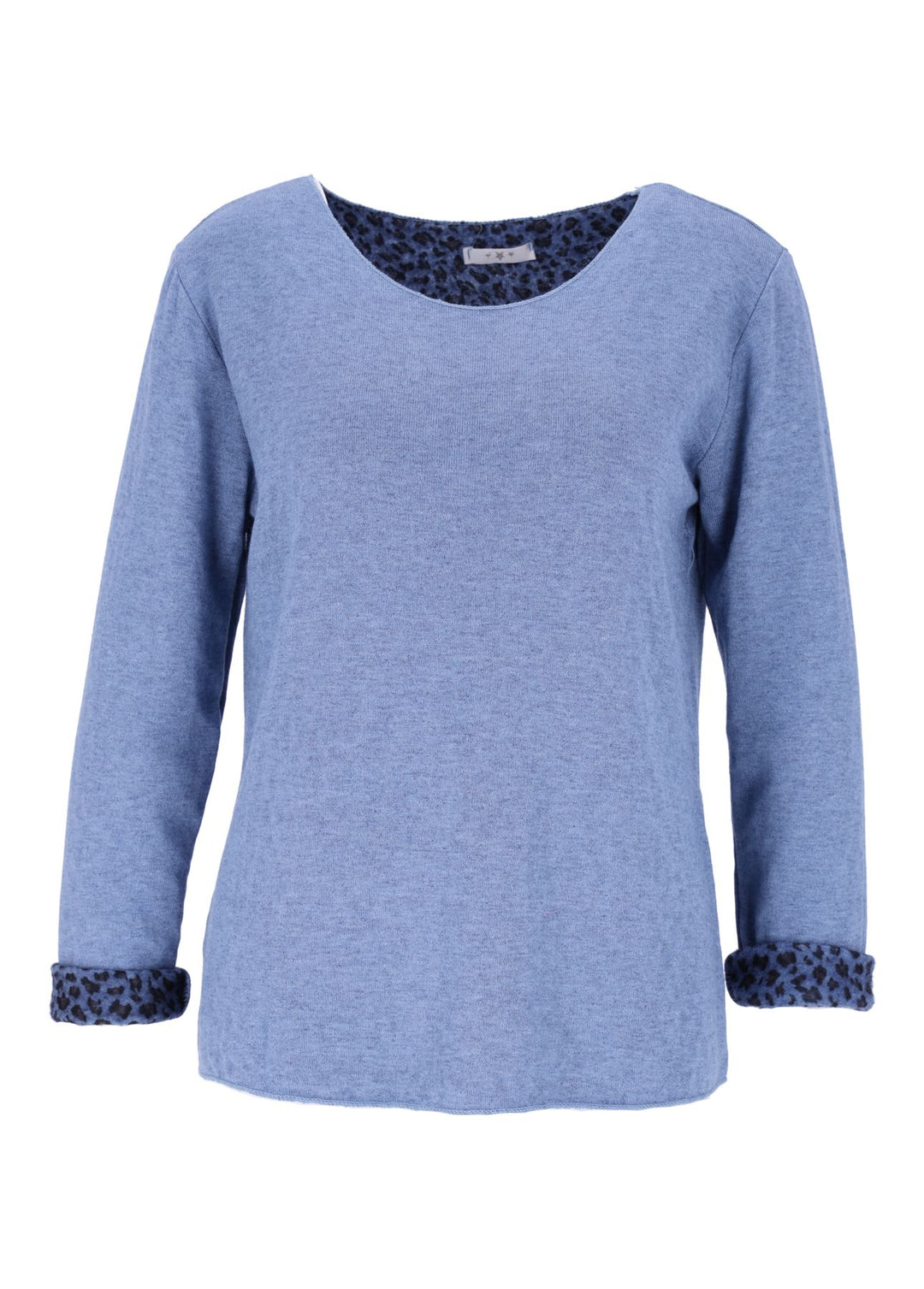 Damen Shirt Leo Print - Splash of Color