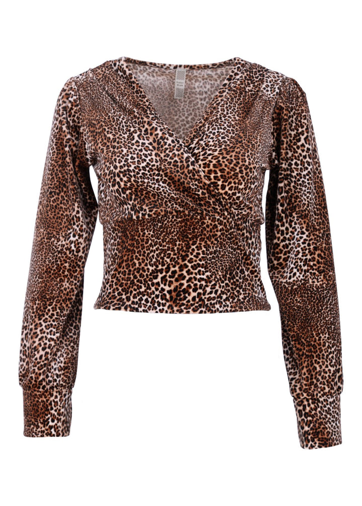 Damen Shirt Samt Leo von Splash of Color