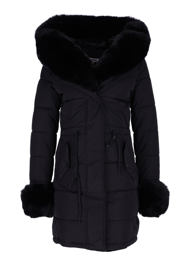 Splash of Color Steppjacke mit Kapuze