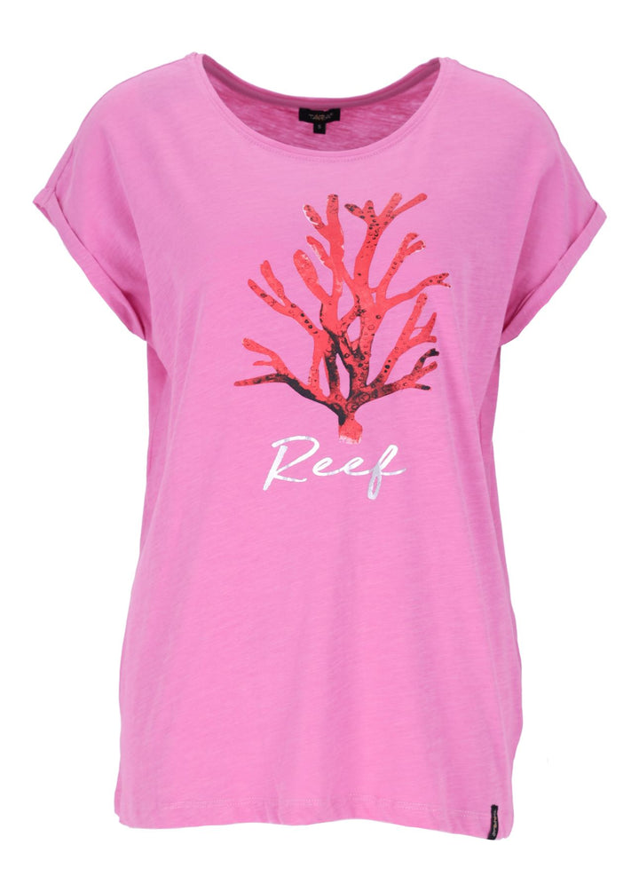 mjunik Damen T-Shirt Baumwolle