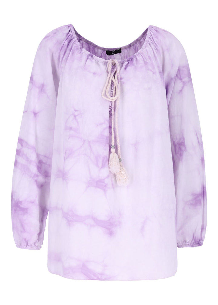 Splash of Color Batik Shirtbluse Damen