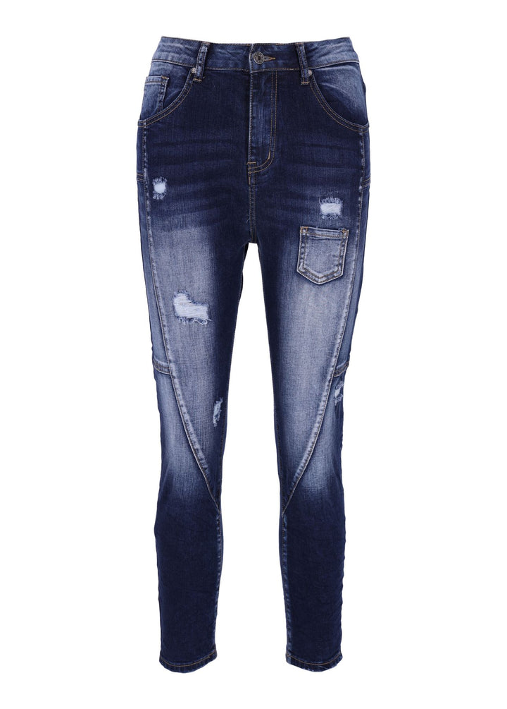 Splash of Color Damen Jeans Destroyed