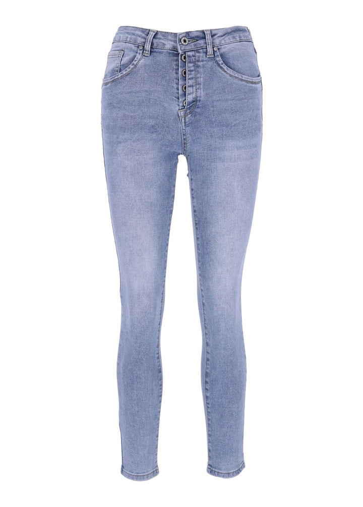 Splash of Color Skinny Jeans Damen