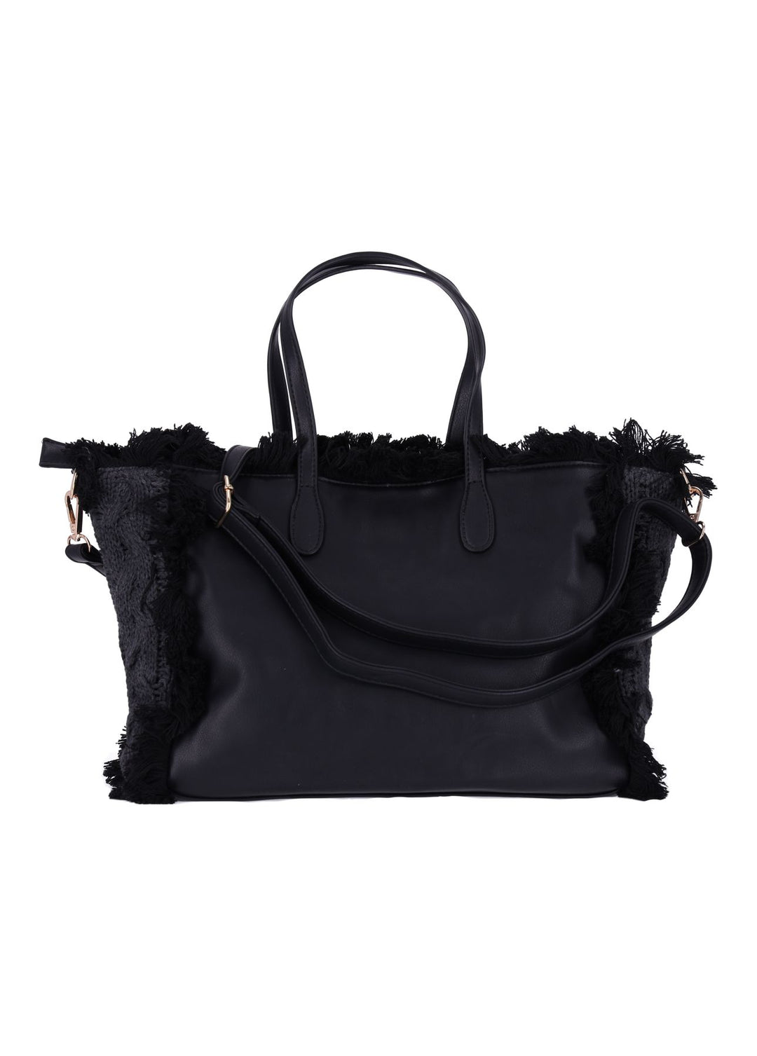 Splash of Color Strick-Tasche Kunstleder